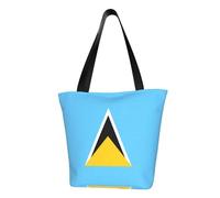 Bolso de hombro para mujer, diseño de bandera de Santa Lucía, bolso de hombro cruzado, bolsa de hombro de viaje de fin de semana