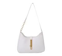 Bolso de hombro para mujer, estilo coreano, bolso simple para axilas, a juego, moda, viajes, axilas, hombro simple, piel sintética, bolso casual, White, One Size
