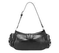 Bolso de hombro para mujer Y2K PU punk con tachuelas bolso de mano para viajes, compras, uso diario, Negro , 11.42x5.51x4.33Zoll