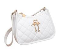 Bolso De Hombro Para Mujeres De 1 Pieza, Bolso De Hombro Simple Y Versátil, Bolso De Hombro Blanco, Bolso De Hombro De Moda, Bolso De Hombro De Cuero Pu.
