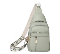 Bolso de hombro pequeño, bolso de cuerpo para hombre, bolso de viaje portátil de un solo hombro, bolso de hombro pequeño casual, bolso de pecho para mujer, para reuniones al aire libre, Verde, Fare