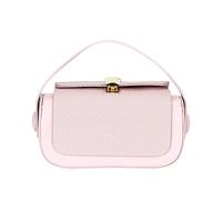 Bolso De Hombro Pequeño - Bolso De Hombro De Cuero PU | Clásico Mini Mano De Las Mujeres | Mango De Tela Asa Top Embrague Cierre Cremallera Bolso Para Mujeres De Negocios Fin De Semana De Matri, rosa