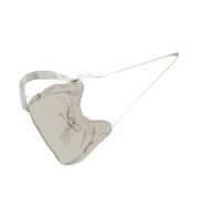 Bolso de hombro plisado de nylon más seguro antebrazo anti robo crossbody monedero para oficina universitaria niñas traje casual BOUSS bolso, gris