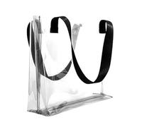 Bolso de hombro transparente para mujer, bolso de hombro para playa, compras, gimnasio, viajes, Clear, One Size, Mochilas de viaje