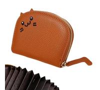 Bolso de la cartera, PU de cuero de cambio, Portatarjetas de crédito portátil, Cartoon Zipper Card Cases, Wallet Holder for Girls, Leather Wallet for Women, Zipper Wallet for Cards, Change Purse with