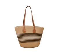 Bolso de la Paja Mujeres Bolsos de Bandolera Verano Crossbody Totes de Playa Ratán Tejidas a Mano Para Estilo Boho Para Viajes, Fechas y Vacaciones