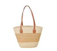 Bolso de la Paja Mujeres Bolsos de Bandolera Verano Crossbody Totes de Playa Ratán Tejidas a Mano Para Estilo Boho Para Viajes, Fechas y Vacaciones