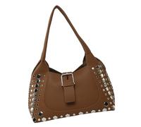 Bolso De Listo para Festival Hombro PU para Niñas Adolescentes Que Buscan Un Aspecto Distintivo Y Moderno Estilo Retro