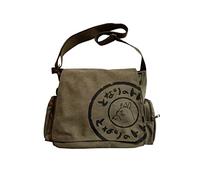 Bolso de lona coreano para hombre Bolso bandolera para hombre Gran capacidad Bolsa informática informal, verde militar, talla única