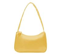 Bolso de madre con borlas sólidas, gran capacidad, una bolsa de hombro, bolso de compras, bolsas transparentes para mujer (amarillo, talla única)