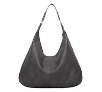 Bolso de madre de borlas sólidas, gran capacidad, una bolsa de hombro, bolso de compras bolsos de hombro maletín para hombre, gris, talla única