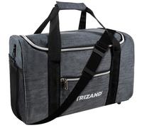 TRIZAND Bolsa de equipaje de mano, 40 x 20 x 25 cm, bolsa de viaje, bolsa de deporte, bolsa para el avión Weekender Bag 23635, gris, 40 x 20 x 25 cm, Deportivo