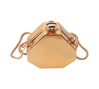 Bolso de mano acrílico para mujer, bolso de noche, fiesta, novia, graduación, boda, bandolera, cadena desmontable, soporte para cinturón acrílico, Triángulo., One Size