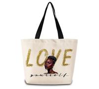 Bolso De Mano Afroamericano Impermeable Bolso De Las Bonitas Bolsa De Compras Para Enfermería Viajes Mamá