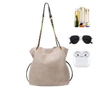 Bolso de mano | Bolsos Hobo retro | Bolsas de hombro de viaje | para oficina, laptop, viajes, gimnasio, escuela, hospital, durante la noche, fin de semana, mamá, profesora, beige, Refer to description