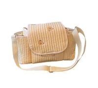 Bolso de mano colgante para cochecito, bolso de hombro con patrón de oso, bolsa cruzada para mujer, bolsa de pañales de gran capacidad