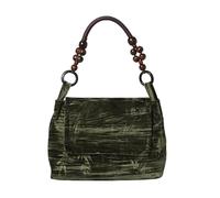 Bolso de mano con asa superior para mujer, gran capacidad, bolsa de hombro estética, axila, compras, citas, mujer, hombro chino, asa superior, gran capacidad, axilas, verde oscuro, One Size