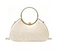 Bolso de mano con cadena de lujo y elegante, bolso cruzado de fibra de poliéster para mujer