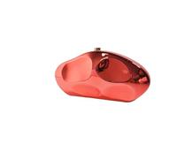 Bolso De Mano Con Forma De Concha Bolso de mano for mujer, bonito bolso de noche for boda, pequeño bolso dorado, de diseñador, for playa, verano, color limón.(Red)