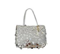 Bolso de mano con lentejuelas brillantes Bolsos vagabundos Bolsos de hombro Bolso de Monedero con cierre magnético Regalos del día de Valentín Hobos de gran capacidad