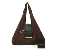 Bolso de mano con llavero, bolsa tote plegable, organizador mini expandible de PU con anillo fora llaves, bolso de mano de gran capacidad, bolsa de almacenamiento portátil fora viajes