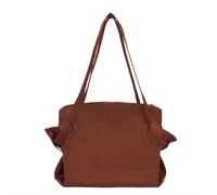 Bolso de mano de ante sintético para mujer, bolso Hobo para mujer, bolso de hombro vintage, bolso bandolera impermeable, Brown, Talla única