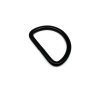 Bolso de Mano de Cuero Grueso de Metal, 2 uds., Mochila, Bolso, Correa, cinturón, Collar for Perro, Cadena, Web Semi O DEE D, Cierre de Hebilla de Anillo DIY(Black,Inner Wide 20mm)