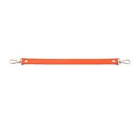 Bolso De Mano De Cuero PU para Mujer, Asa Corta con Correa para Bolso, 36Cm, Color Sólido, Asas Anchas para Hombro, Naranja, Hebilla de Oro