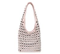 Bolso de mano de cuero vegano con tachuelas para mujer, bolsa de remache Y2K Punk, bolso de hombro con remache, Rosa claro., Talla única