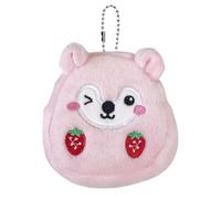 Bolso de mano de fresa - Monedero de fresa | Bolso de mano Shortcake de fresa | Hamster Kids Coin Purse Animal Billetera | Cartera pequeña, linda bolsa de fresas, monedero lindo p