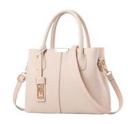 Bolso de mano de gran capacidad con un hombro para mujer, bolso pequeño para libros y hombres, blanco, Talla única