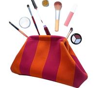 Bolso de mano de punto, bolso de mano de playa para mujer | Colorblock Handtaschen Dumpling | Bolso de mano tejido de ganchillo casual con cierre de beso para excursiones en el mar un ele,