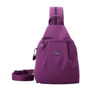 Bolso De Mano De Viaje Antirrobo 3 En 1, Bolso De Viaje Impermeable De 2 VíAs, Bolsos Con Eslinga Ocultos Pocketsmultifunctional Para Mochila/Hombro (Violeta)