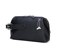 Bolso de Mano for Hombre, Bolso Negocios Gran Capacidad, con Clip para Viajes, Hogar, Camping(Schwarz)