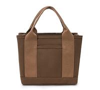 Bolso De Mano Gran Capacidad para Mujer Lona Compras Billetera Estudiantes Almuerzo Regalo Navidad Gran Capacidad Lona Reutilizable Almuerzo Mujer