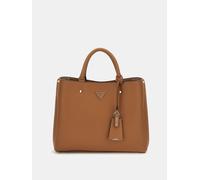 GUESS Meridian Girlfriend Satchel Cognac