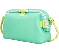 Bolso De Mano Impermeable De Silicona para Mujer, Bolso Bandolera Ligero Y Plegable, Elegante Bolso De Hombro Reutilizable para Playa Y Viajes, Bolso De Mano Versátil con Lemon Green