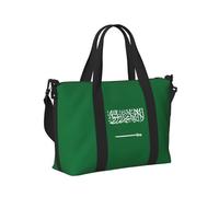 Bolso de mano ligero con estampado de la bandera de Arabia Saudita para mujeres y hombres, para llevar en el fin de semana, viajes, gimnasio