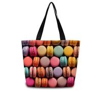 Bolso De Mano Macaron Colorido Casual Bolso Shopper Impermeable Tote Bag Para Enfermería Trabajo Estudiantes