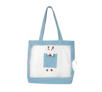 Bolso de mano para gatos, transportador de perros, bolsa de malla para perros al aire libre, camping, viajes, plegable, eslingas, suministros de viaje