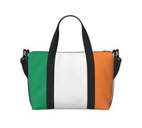 Bolso de mano para mujer con estampado de bandera irlandesa, bolso cruzado portátil, adecuado para fitness, viajes.