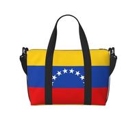 Bolso de mano para mujer con estampado de la bandera de Venezuela, bolso cruzado portátil, adecuado para fitness, viajes.