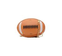 Bolso de mano para mujer, con forma de rugby, bolso de mano, bolso cruzado, bolso de mano, bolso de mano, bolso cruzado para niña, bolso divertido para hombre, e, Talla única
