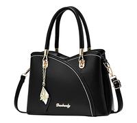 Bolso de mano para mujer, de gran capacidad, a cuadros, color de contraste, medio de un hombro, bolsa de mensajero para profesores, Bk2., Talla única