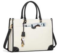 Bolso de mano para ordenador portátil de 15,6 pulgadas, bolsa de curso Tolie, gran bolso para compras de trabajo diario de viaje