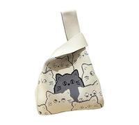 Bolso de Mano Reutilizable para Gatos, Bolso de Mano para Gatos | de Compras para Mujeres - Bolsas de Dibujos Animados de de Trabajo Lindas de Gran Capacidad para Mujeres Reutilizables