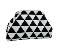 Bolso de Mano Tejido a Croché | Bolso Pequeño Con Forma De Empanadilla - Ligero de Mano para Mujer Viaje Vacaciones Verano Casual Playa Noche Boda