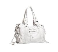 Bolso de Mano Vintage City Bag Bolsos de Mujer Hobo Bolso bandolera para mujer Sencillo y Magnífico Bolsos Bandolera Grande Bolso Tote Para Ocio Trabajo y Compras(White,37 * 12 * 28cm)