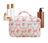 Bolso De Maquillaje Acolchado - Gran Organizador para Viajes por Carretera,Bolso Portátil Mujer para Gimnasio Diario, Trabajo, Excursiones y Senderismo - Mochila Cosmética para Vacaciones y