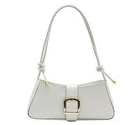 Bolso de moda Axila Bolsos Bandoleras Para Niñas Mujeres Señora Monedero Color Simple Antebrazo Moda Bolso Con Bolsillo Bolsos Llevar, Blanco